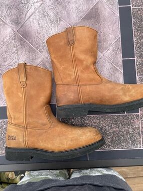 Gravel Gear wellington pull-on work boots